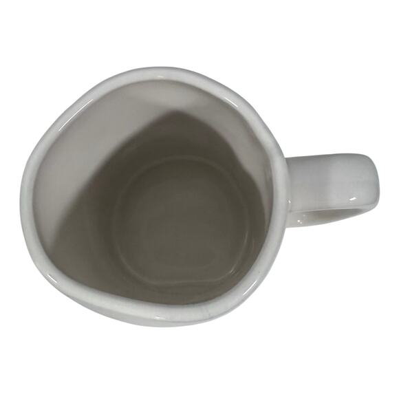 Rae Dunn Artisan Collection HERS White Ceramic Coffee Mug Magenta Woman's - Picture 5 of 7